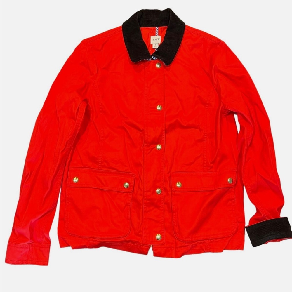 NWT! J. Crew red barn jacket - medium